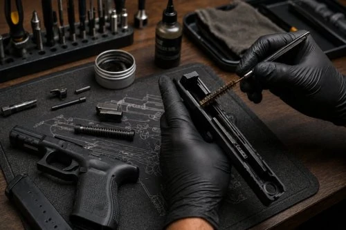 Manutenção para pistolas semi-automáticas: qual a melhor forma?